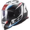 LS2 Integrální přilba na motorku FF800 Storm II Racer bílo-černo-červeno-modrá + sleva 300,- na příslušenství LS2 Integrální přilba na motorku FF800 Storm II Racer bílo-černo-červeno-modrá + sleva 300,- na příslušenství