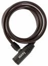 Max1 zámek spirála 1200x8 mm černý Max1 zámek spirála 1200x8 mm černý