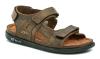 Medi Line 47-24 hnědé pánské nadměrné sandály Medi Line 47-24 hnědé pánské nadměrné sandály