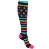 Merco Striped Dots dámské kompresní podkolenky