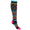 Merco Striped Dots dámské kompresní podkolenky Merco Striped Dots dámské kompresní podkolenky