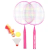 Merco Training Set JR badmintonová sada růžová