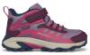 Merrell Mk167544 Moab Speed 2 Mid A/c Wtpf Berry dětské outdoorové boty