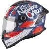 MT Helmets Dětská integrální helma na motorku Stinger 2 Rocket C17 modro-červeno-bílá MT Helmets Dětská integrální helma na motorku Stinger 2 Rocket C17 modro-červeno-bílá