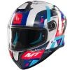 MT Helmets Integrální helma Targo S SERGIO GARCIA modro-červeno-bílá MT Helmets Integrální helma Targo S SERGIO GARCIA modro-červeno-bílá