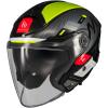 MT Helmets Cosmo SV Silence černo-fluo žlutá tevřená helma + sleva 300,- na příslušenství