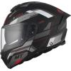 MT Helmets ATOM 2 SV BAST D5 matná černo-šedo-bílá vyklápěcí helma + sleva 400,- na příslušenství