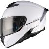 MT Helmets Vyklápěcí helma ATOM 2 SV SOLID A0 bílá lesklá + sleva 400,- na příslušenství