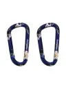 Munkees Flower Blue S - 2 kusy karabina Munkees Flower Blue S - 2 kusy karabina