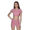 Nike Pro W NP DF SS CROP TOP TT GX-699-Pink dámské tréninkové tričko Nike Pro W NP DF SS CROP TOP TT GX-699-Pink dámské tréninkové tričko