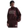 Nike W NSW PHNX FLC LOGO MOCK NECK BURGUNDY CRUSH dámská zateplená mikina Nike W NSW PHNX FLC LOGO MOCK NECK BURGUNDY CRUSH dámská zateplená mikina