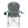NILS CAMP Skládací křeslo NC3080 světle-šedé