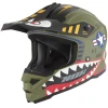 NOX N761 Fly Fighter khaki-vícebarevná dětská motokrosová helma na motorku NOX N761 Fly Fighter khaki-vícebarevná dětská motokrosová helma na motorku