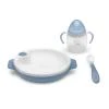Nuvita Set termotalířku se silikonovou lžičkou a hrnečkem Powder Blue Nuvita Set termotalířku se silikonovou lžičkou a hrnečkem Powder Blue