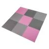 ONE FITNESS Ochranná puzzle podložka MP10 růžovo-šedá ONE FITNESS Ochranná puzzle podložka MP10 růžovo-šedá