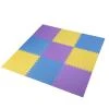 ONE FITNESS Ochranná puzzle podložka MP10 žlutá-modrá-fialová ONE FITNESS Ochranná puzzle podložka MP10 žlutá-modrá-fialová