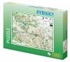 Orienteering.cz Rybníky 1000 dílků 68x48 cm motiv OB mapa puzzle