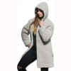 Ovčíno kabát s kapucí z ovčí vlny DIANA - 7 Ovčíno kabát s kapucí z ovčí vlny DIANA - 7