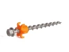 Peggy Peg Peg&Stop stříbrno-oranžové nerezové 20 cm kolíky s kontramatkou Peggy Peg Peg&Stop stříbrno-oranžové nerezové 20 cm kolíky s kontramatkou
