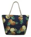 Plážová taška na zip M01701-4 Ananas Plážová taška na zip M01701-4 Ananas