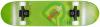 Playlife Illusion Green 31x8 skateboard