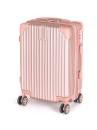 PRETTY UP Kufr cestovní ABS25 50x35x23cm, 37l, kolečka, PH RŮŽ