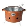Progarden Gril na dřevěné uhlí přenosný 34 cm oranžová