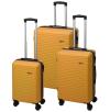 Proworld Cestovní kufr na kolečkách sada 3 ks 50/60/70cm žlutá