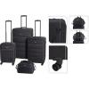 Proworld Sada cestovních kufrů 4 ks černá