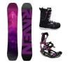 Raven Destiny snowboard + Raven Fastec FT360 black/fuchsia vázání + Raven Diva boty