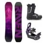 Raven Destiny snowboard + Raven S230 Black/violet vázání + Raven Target obuv Raven Destiny snowboard + Raven S230 Black/violet vázání + Raven Target obuv