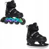 Raven Drill Black/Neo Chrome 2v1 dětské brusle POUZE EU 30-33, pánský (hokejový) (VÝPRODEJ)