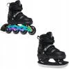 Raven Drill Black/Neo Chrome 2v1 dětské brusle