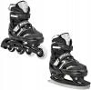 Raven Helixi BLACK/GREY dětské kolečkové brusle 2v1 - svítící kola POUZE EU 34-37, dámský (se zoubky) (VÝPRODEJ) Raven Helixi BLACK/GREY dětské kolečkové brusle 2v1 - svítící kola POUZE EU 34-37, dámský (se zoubky) (VÝPRODEJ)