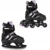 Raven Helixi Black/Violet dětské kolečkové brusle 2v1 - svítící kola LED POUZE EU 34-37, dámský (se zoubky) (VÝPRODEJ) Raven Helixi Black/Violet dětské kolečkové brusle 2v1 - svítící kola LED POUZE EU 34-37, dámský (se zoubky) (VÝPRODEJ)