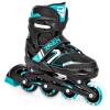 Raven Helixi LED black/mint dětské kolečkové brusle - svítící kola