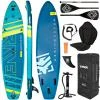 Raven WaveCruiser 10′12″ Blue/Lime 335cm paddleboard set