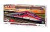 RE.EL Toys Frecciarossa 1000 licencovaný vlak v měřítku H0 na baterie, vlak 91cm, dráha 5m