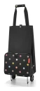 Reisenthel Foldabletrolley Dots černá taška na kolečkách