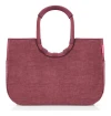 Reisenthel Loopshopper L Twist maroon nákupní taška