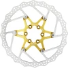 Reverse Brzdový kotouč 180 mm, 6 děr, Alloy/Steel, Gold Reverse Brzdový kotouč 180 mm, 6 děr, Alloy/Steel, Gold