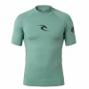 RIP CURL Pánské lycrové triko WAVES, krátký rukáv