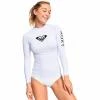ROXY Dámské lycrové triko Bright White dlouhý rukáv