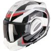 Scorpion EXO-TECH EVO PRO Accuti šedo-černo-červená výklopná helma na motorku Scorpion EXO-TECH EVO PRO Accuti šedo-černo-červená výklopná helma na motorku