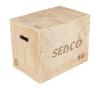 Sedco Plyometrická bedna dřevěná WOOD 40/50/60 cm Sedco Plyometrická bedna dřevěná WOOD 40/50/60 cm