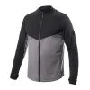 SENSOR Coolmax Thermo pánská mikina celozip Steel Gray/černá