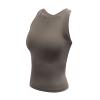 SENSOR Infinity Eco dámský crop top Stone Grey