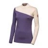 SENSOR Merino Extreme Up Dámská mikina grape purple/beige