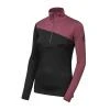 SENSOR Merino Extreme Up dámská mikina černá/port red