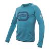SENSOR Merino Upper Outdoors pánská mikina klokanka Mint Blue